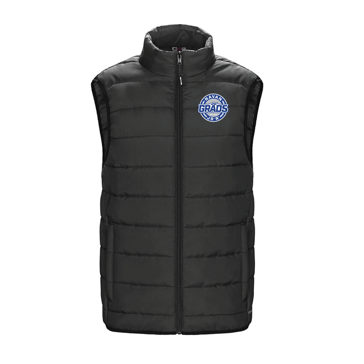 NAVAN GRADS HOCKEY - LEFT CHEST CIRCLE EMBROIDERY  -  CHILL PUFFY VEST - LADIES