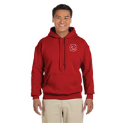 HILSON AVENUE SPIRITWEAR - LEFT CHEST LOGO - GILDAN COTTON HOODIE - ADULT
