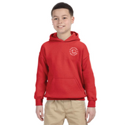 HILSON AVENUE SPIRITWEAR - LEFT CHEST LOGO - GILDAN COTTON HOODIE - YOUTH