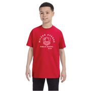 HILSON AVENUE SPIRITWEAR - 1 COLOUR LOGO - GILDAN COTTON TEE - YOUTH