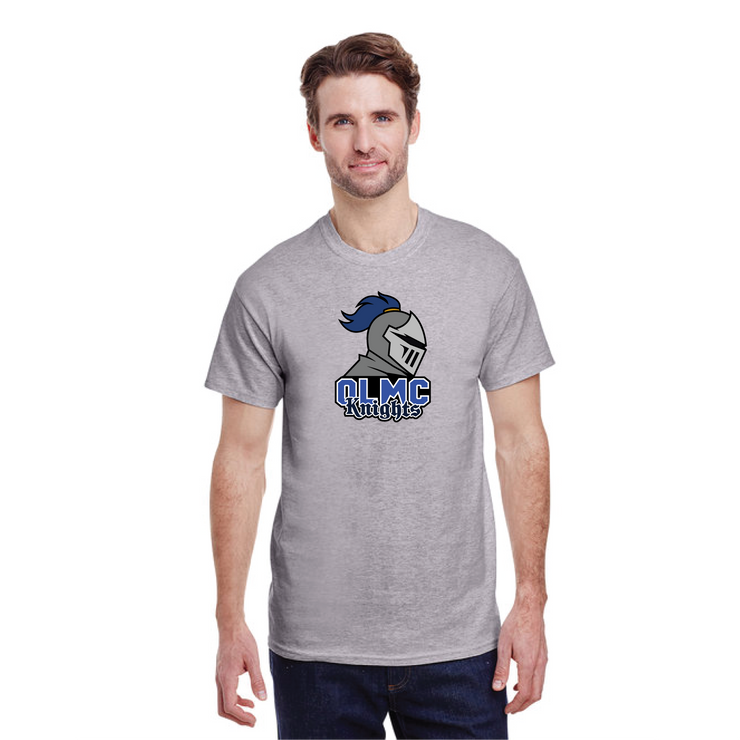 OLMC SPIRITWEAR -  OLMC KNIGHTS - GILDAN COTTON TEE - ADULT