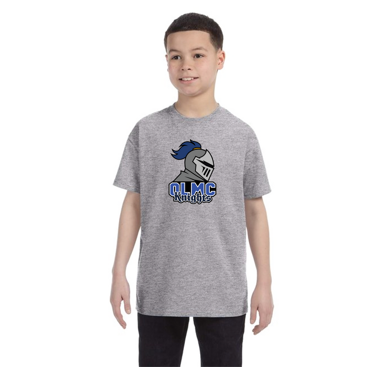 OLMC SPIRITWEAR - OLMC KNIGHTS - GILDAN COTTON TEE - YOUTH