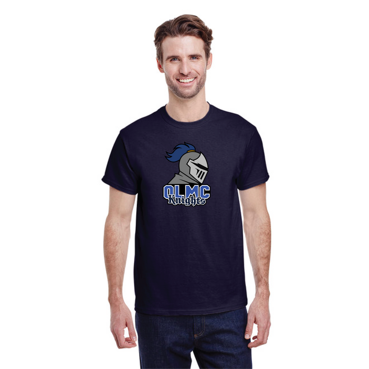 OLMC SPIRITWEAR -  OLMC KNIGHTS - GILDAN COTTON TEE - ADULT