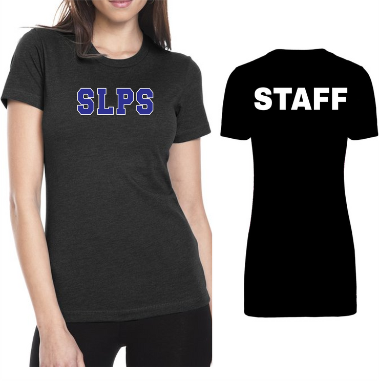 STEPHEN LEACOCK STAFFWEAR - SLPS PRINT - NEXT LEVEL IDEAL T SHIRT - LADIES