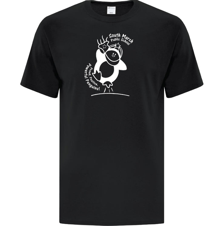 SOUTH MARCH SPIRITWEAR - SCHOOL LOGO - ATC COTTON TEE - YOUTH
