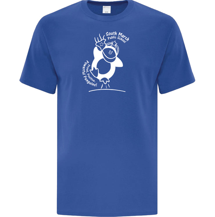 SOUTH MARCH SPIRITWEAR - SCHOOL LOGO - ATC COTTON TEE - YOUTH