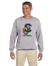 CENTENNIAL PUBLIC SCHOOL SPIRITWEAR - GILDAN COTTON FLEECE CREWNECK - ADULT