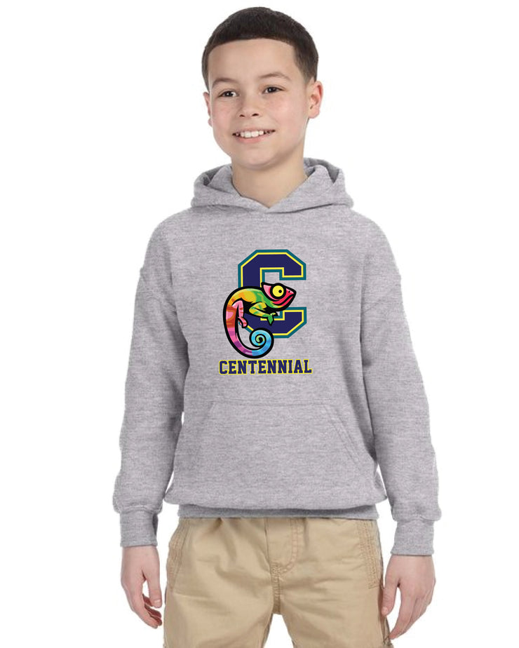CENTENNIAL PUBLIC SCHOOL SPIRITWEAR - GILDAN COTTON HOODIE - YOUTH