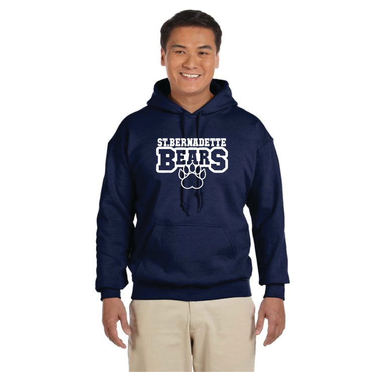 ST. BERNADETTE SPIRITWEAR - BEARS PRINT - GILDAN HOODIE - ADULT