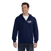 ST. BERNADETTE SPIRITWEAR - LEFT CHEST BEARS PRINT - GILDAN HEAVY BLEND ZIPPED HOODIE - ADULT
