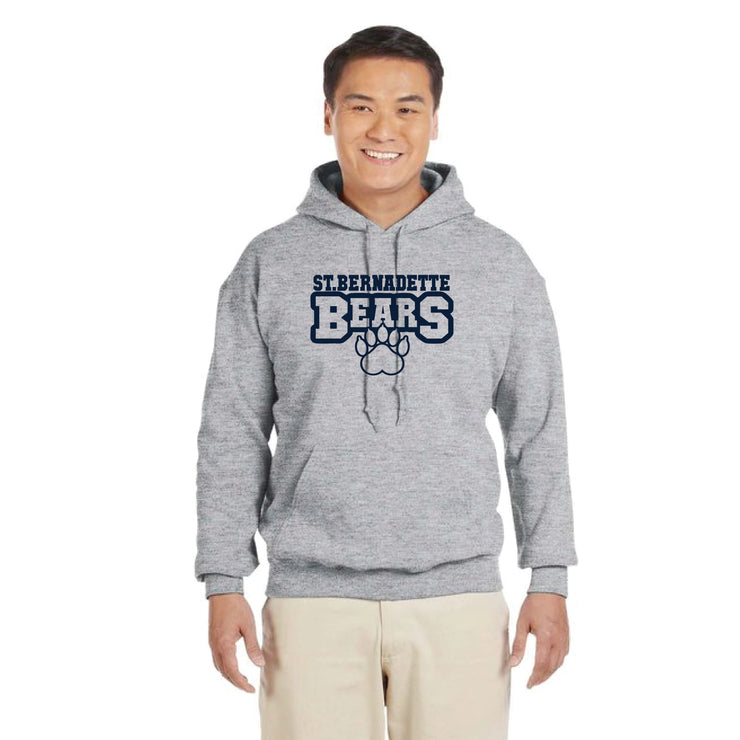 ST. BERNADETTE SPIRITWEAR - BEARS PRINT - GILDAN HOODIE - ADULT