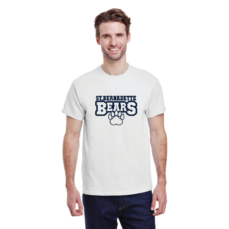 ST. BERNADETTE SPIRITWEAR - BEARS PRINT - GILDAN COTTON TEE - ADULT