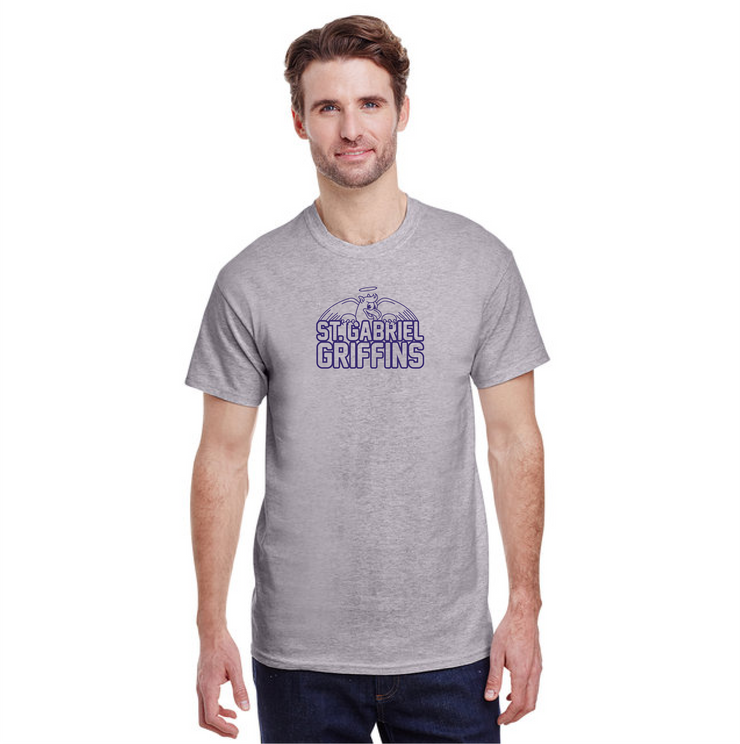 ST. GABRIEL SPIRITWEAR - GILDAN COTTON TEE - ADULT