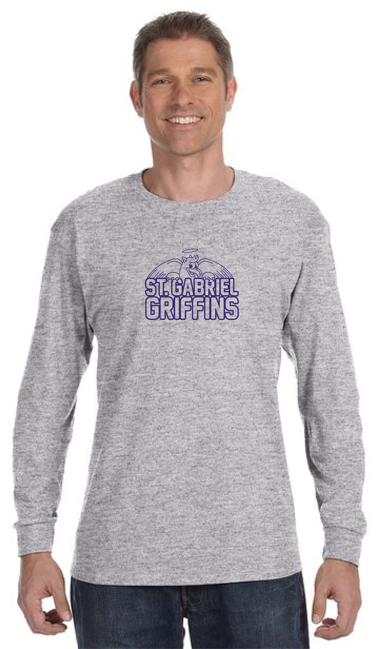 ST. GABRIEL SPIRITWEAR - ADULT - GILDAN COTTON LONGSLEEVE