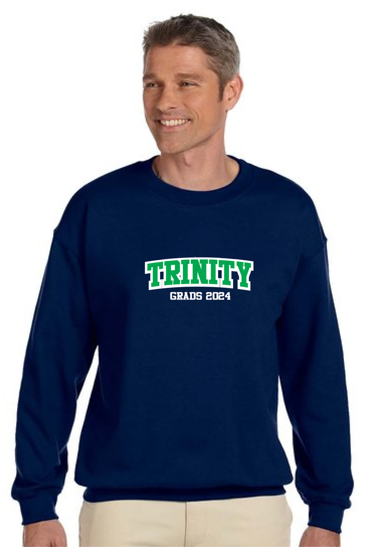 HOLY TRINITY GRADWEAR - GILDAN COTTON FLEECE CREWNECK