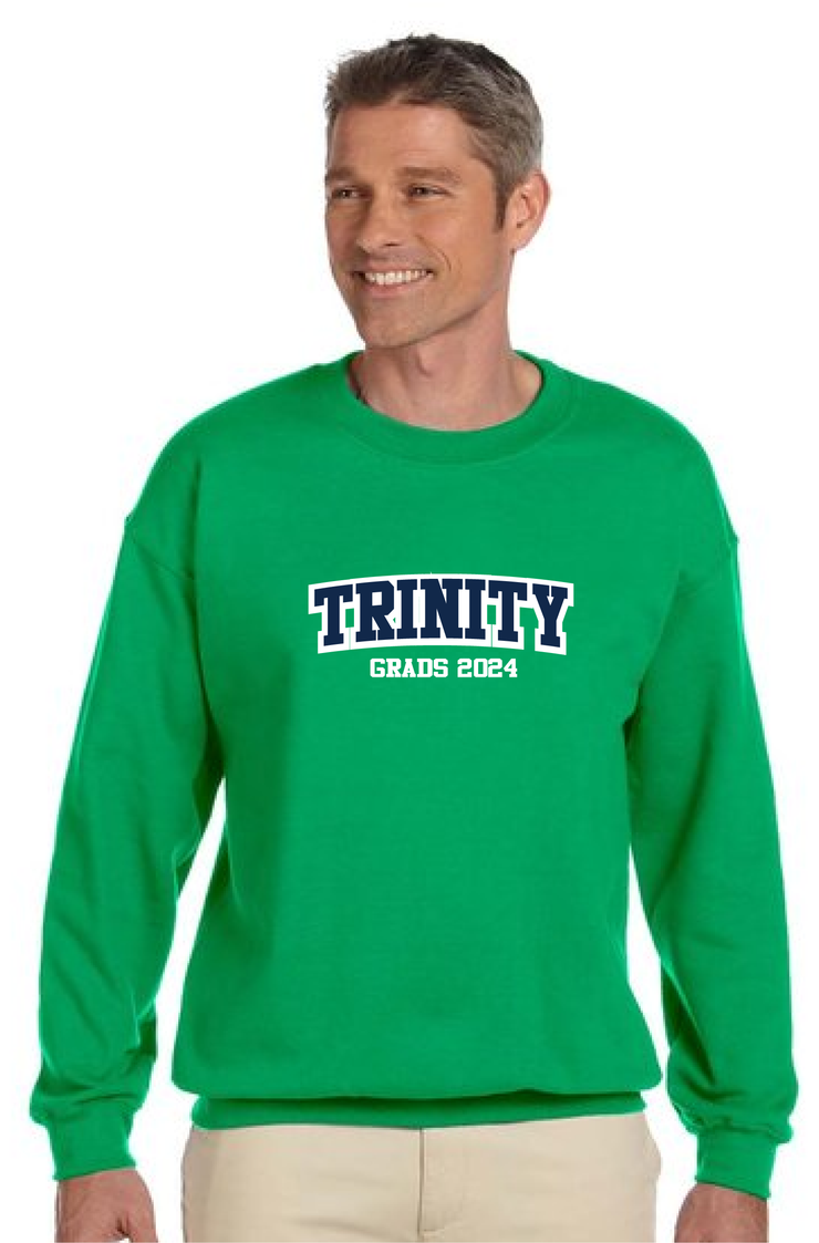 HOLY TRINITY GRADWEAR - GILDAN COTTON FLEECE CREWNECK