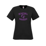 W.O. MITCHELL SPIRITWEAR - FULL FRONT MAVRICKS PRINT - PARKOUR CREWNECK RING - LADIES
