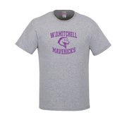 W.O. MITCHELL SPIRITWEAR - FULL FRONT MAVRICKS PRINT - PARKOUR CREWNECK RING - LADIES