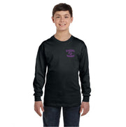 W.O. MITCHELL SPIRITWEAR - LEFT CHEST MAVRICKS PRINT - GILDAN COTTON LONGSLEEVE - YOUTH