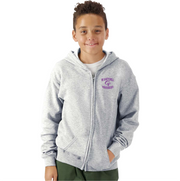 W.O. MITCHELL SPIRITWEAR - LEFT CHEST MAVRICKS PRINT - GILDAN HEAVY BLEND ZIPPED HOODIE - YOUTH