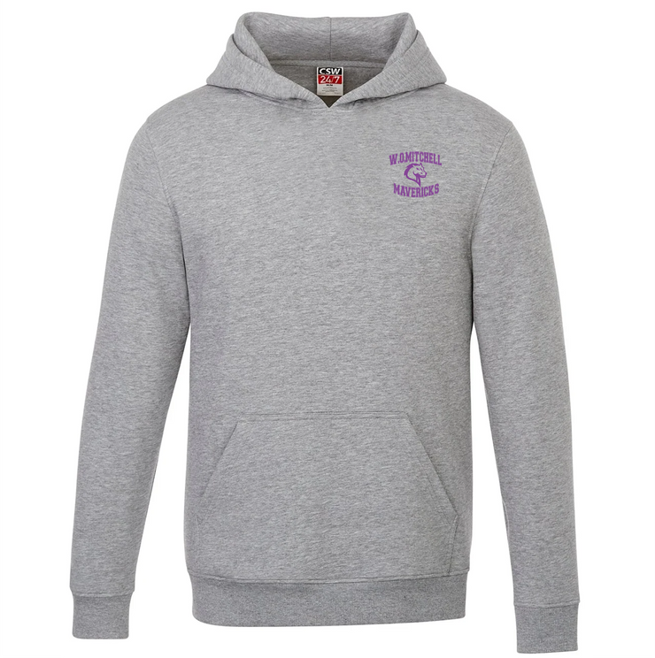 W.O. MITCHELL SPIRITWEAR - LEFT CHEST MAVRICKS PRINT - VAULT PULLOVER HOODIE - YOUTH
