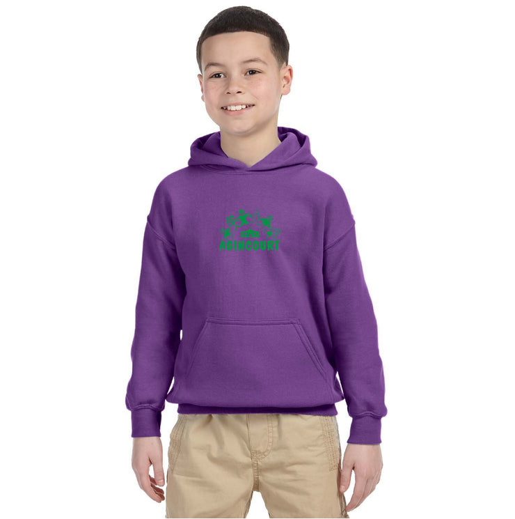 AGINCOURT ROAD PUBLIC SCHOOL SPIRITWEAR - FULL LOGO - YOUTH GILDAN COTTON HOODIE - YOUTH