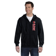 ST. KATERI SPIRITWEAR - GILDAN COTTON ZIPPED HOODIE - ADULT