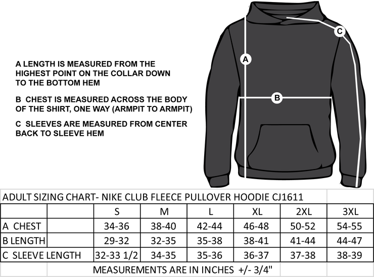 STFX GRAD APPAREL - STFX GRAD TWILL - NIKE CLUB FLEECE PULLOVER HOODIE - ADULT