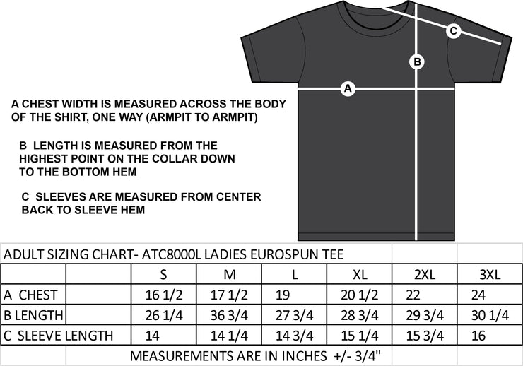 AGINCOURT ROAD PUBLIC SCHOOL STAFF - ATC EUROSPUN TEES - WOMENS