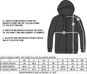 ST. FRANCIS OF ASSISI STAFFWEAR - ATC CORE FULL ZIP HOODIE - ADULT