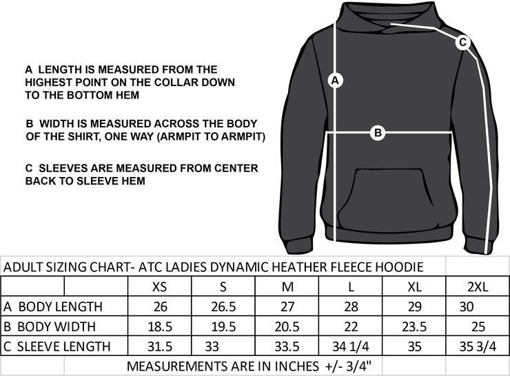 ST. FRANCIS OF ASSISI GRADWEAR - ATC DYNAMIC HEATHER FLEECE TWO TONE HOODED SWEATSHIRT - ADULT