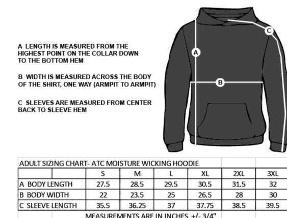 ST. BENEDICT SPIRITWEAR - ATC MOISTURE WICKING HOODIE