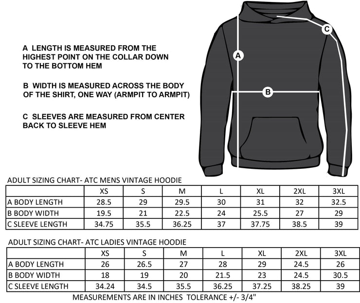 FALLINGBROOK STAFFWEAR - ADULT- ATC VINATGE HOODIE