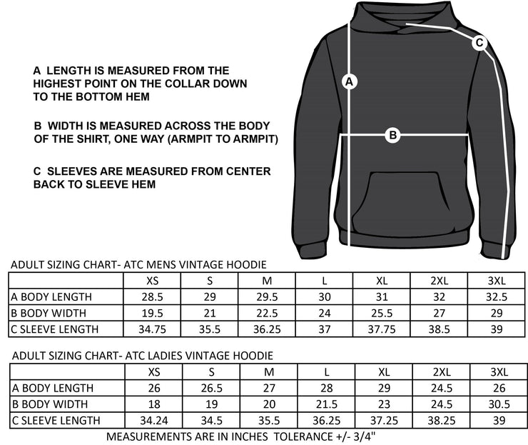 FALLINGBROOK STAFFWEAR - LADIES - ATC VINATGE HOODIE