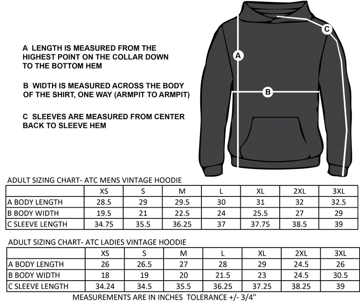 ST. FRANCIS OF ASSISI STAFFWEAR - ATC VINTAGE PULLOVER HOOD - ADULT