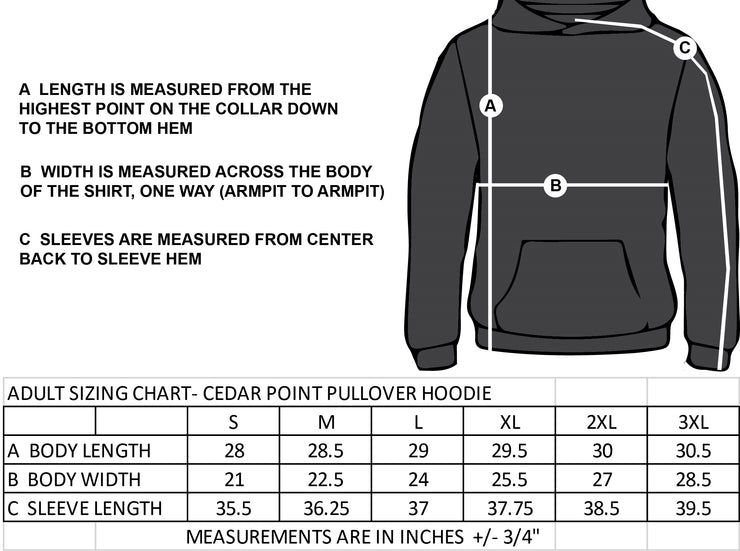 OLP STAFFWEAR - PANTHERS PRINT - MUSKOKA TRAIL CEDAR POINT HOODIE - MENS