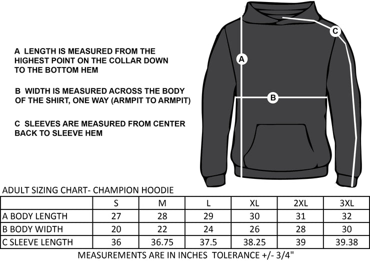 ST. ANNE STAFFWEAR - CREST EMB LEFT CHEST - CHAMPION COTTON HOODIE