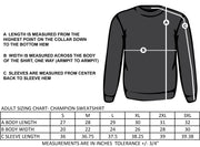 ASH GRAD APPAREL- CHAMPION COTTON CREWNECK SWEATSHIRT - ADULT