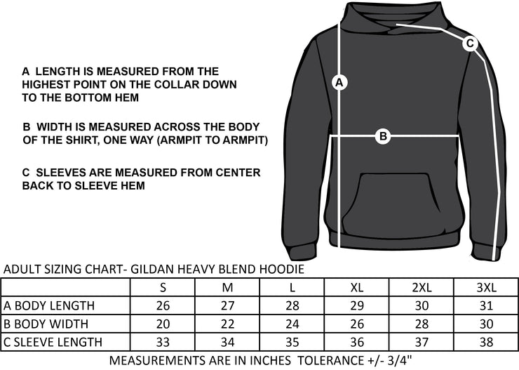 ROCH CARRIER SPIRITWEAR - ROCKETS LOGO - GILDAN COTTON HOODIE