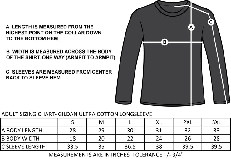 ELMDALE SPIRITWEAR - GILDAN COTTON LONGSLEEVE - ADULT