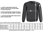 NOTRE DAME SCIENCE - BACK PRINT - GILDAN COTTON FLEECE CREWNECK - ADULT
