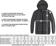 SMY SPIRITWEAR - VERTICAL SQUIRRELS - GILDAN COTTON ZIPPED HOODIE - ADULT