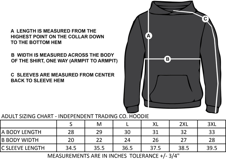 ST. GEORGE STAFF WEAR- INDEPENDENT TRADIN CO MIDWEIGHT HOODIE