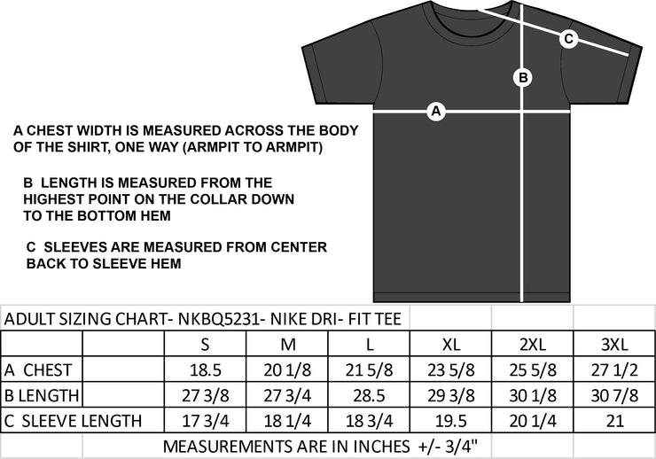 KNR CLUB MEMBERS- NIKE® Dri-FIT COTTON/POLY TEE