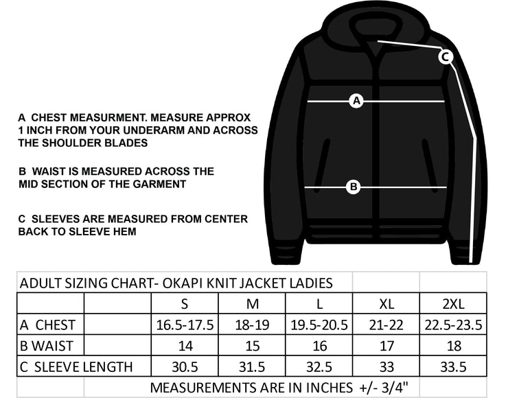 ST. LUKE OTTAWA STAFFWEAR - OKAPI KNIT JACKET - LADIES