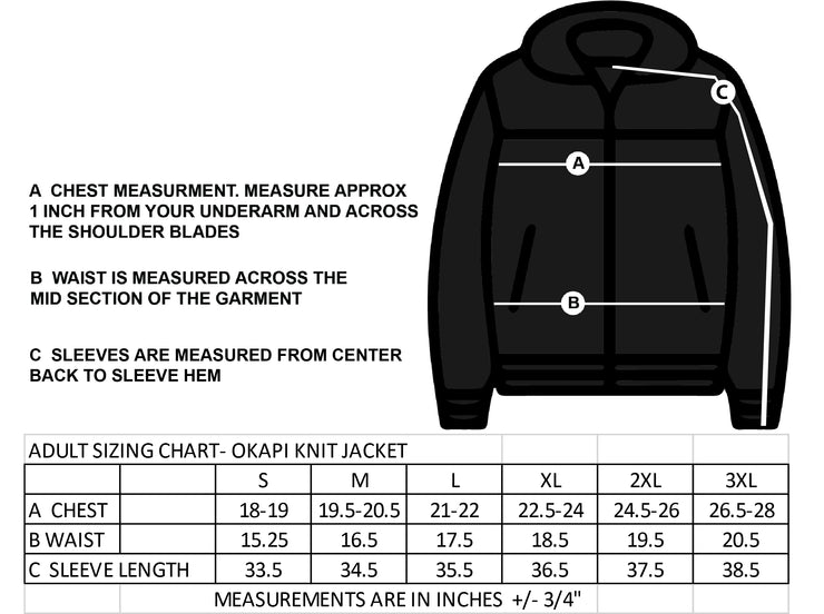 ST. LUKE OTTAWA STAFFWEAR - OKAPI KNIT JACKET - MENS