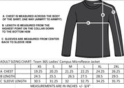 OLP STAFFWEAR - CREST EMB - TEAM 365 CAMPUS MICRO FLEECE - LADIES