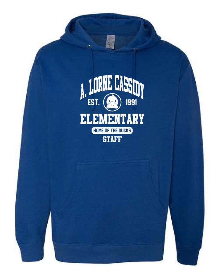 A. LORNE CASSIDY STAFFWEAR - INDEPENDENT TRADING CO. MIDWEIGHT HOODIE - ADULT