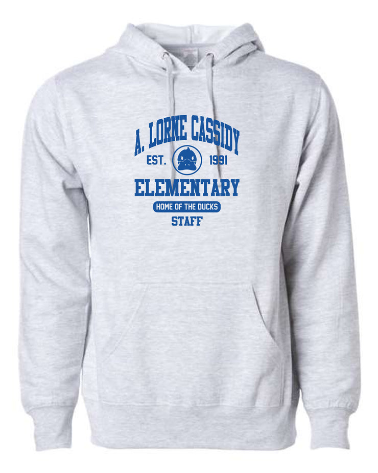 A. LORNE CASSIDY STAFFWEAR - INDEPENDENT TRADING CO. MIDWEIGHT HOODIE - ADULT