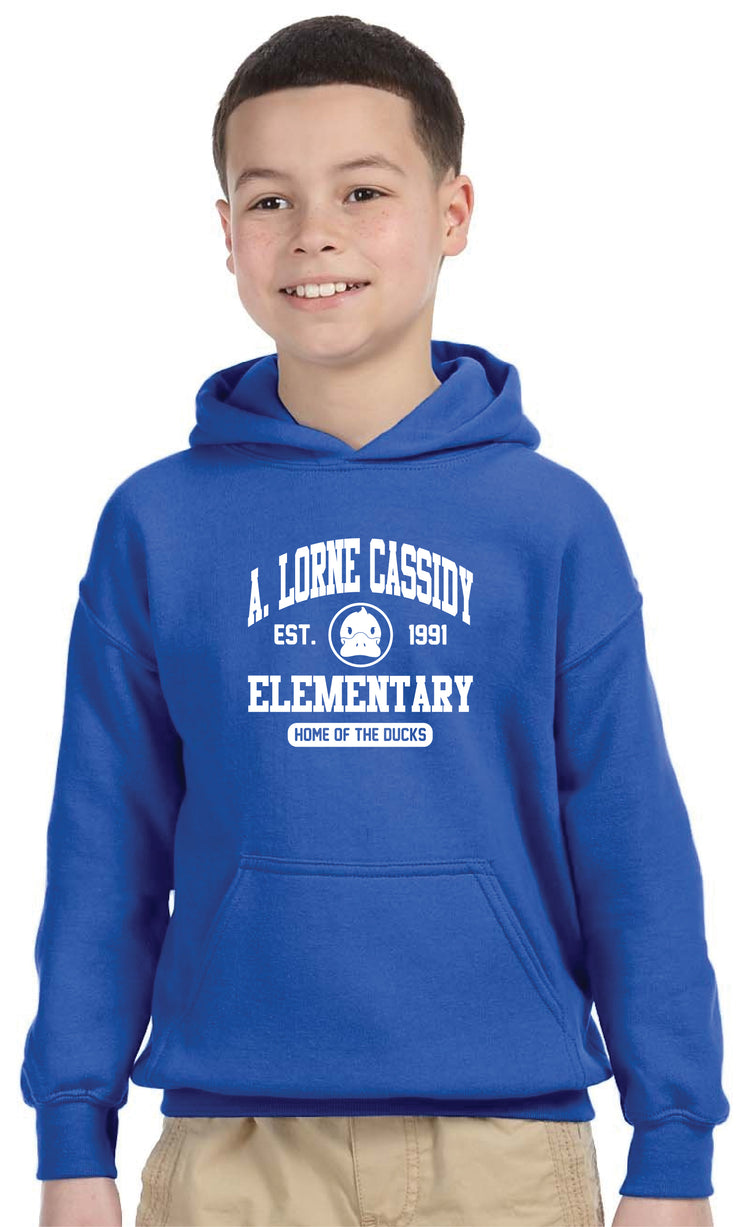 A. LORNE CASSIDY SPIRITWEAR - GILDAN COTTON HOODIE - YOUTH